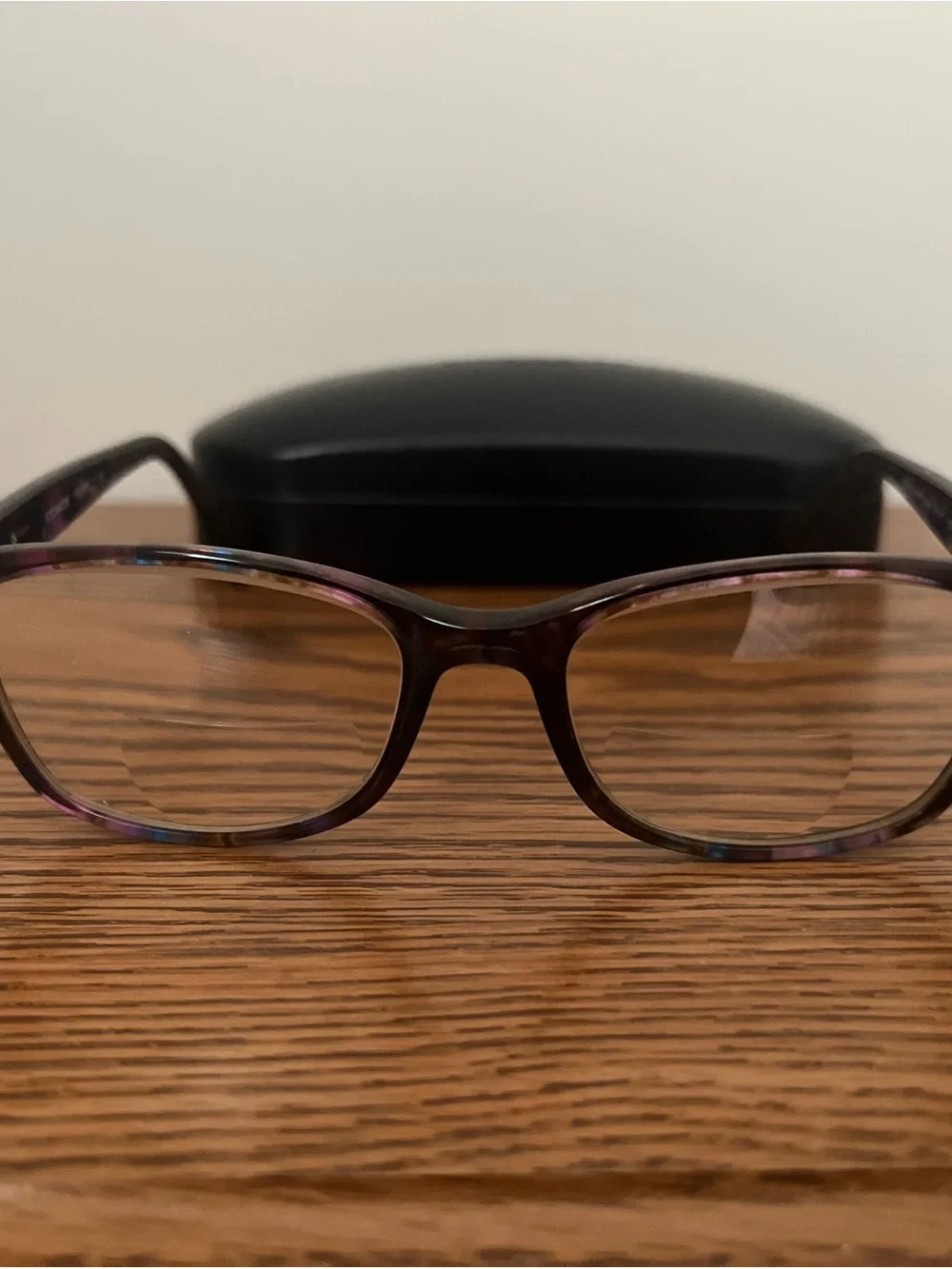 Coach Black and Silver Rectangle Eyewear